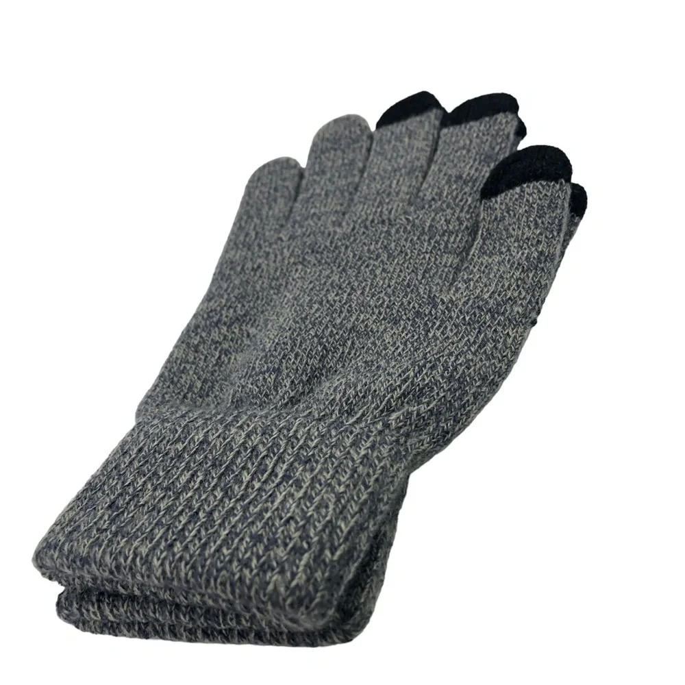 Gloves Greyish/Blue Anti-Skid Gloves Mobile /Everyday Winter Gloves